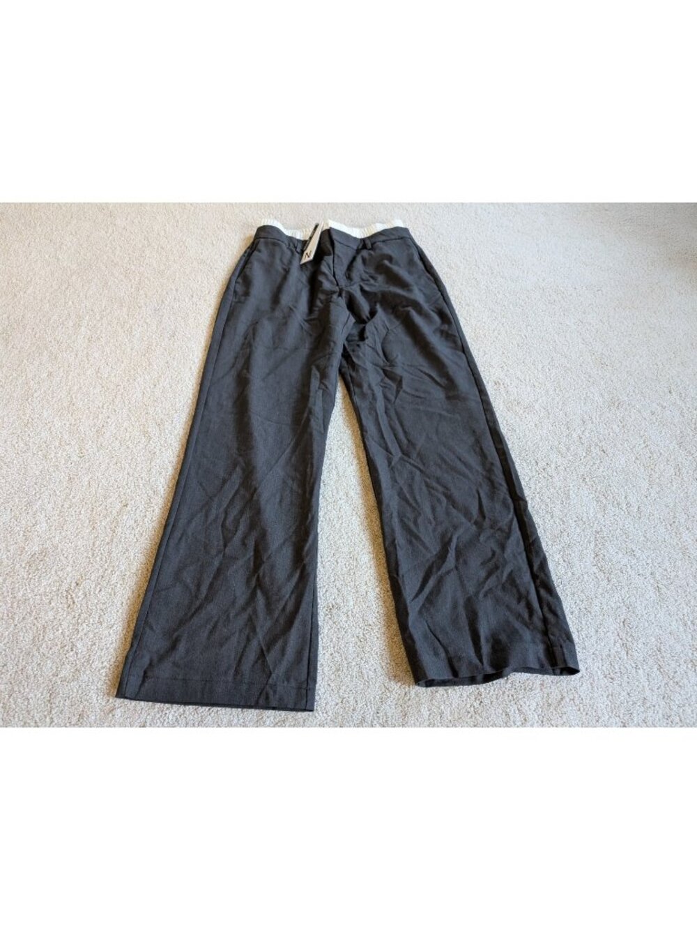 Women's Noisy May Boxer Pants Small NWT Gray